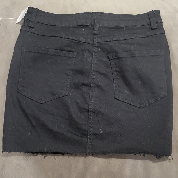 Parisian Cut Off Denim Skirt SZ 6 - Picture 4 of 4